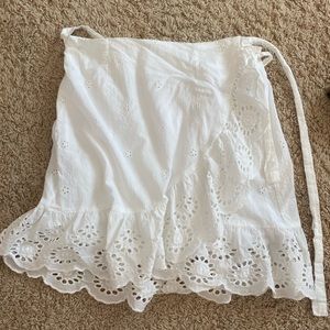 Japna Eyelet Ruffle Skirt